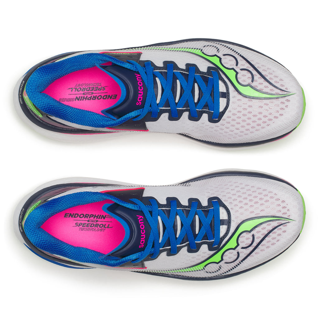 SAUCONY ENDORPHIN AZURA WHITE/NAVY - Sole Therapy