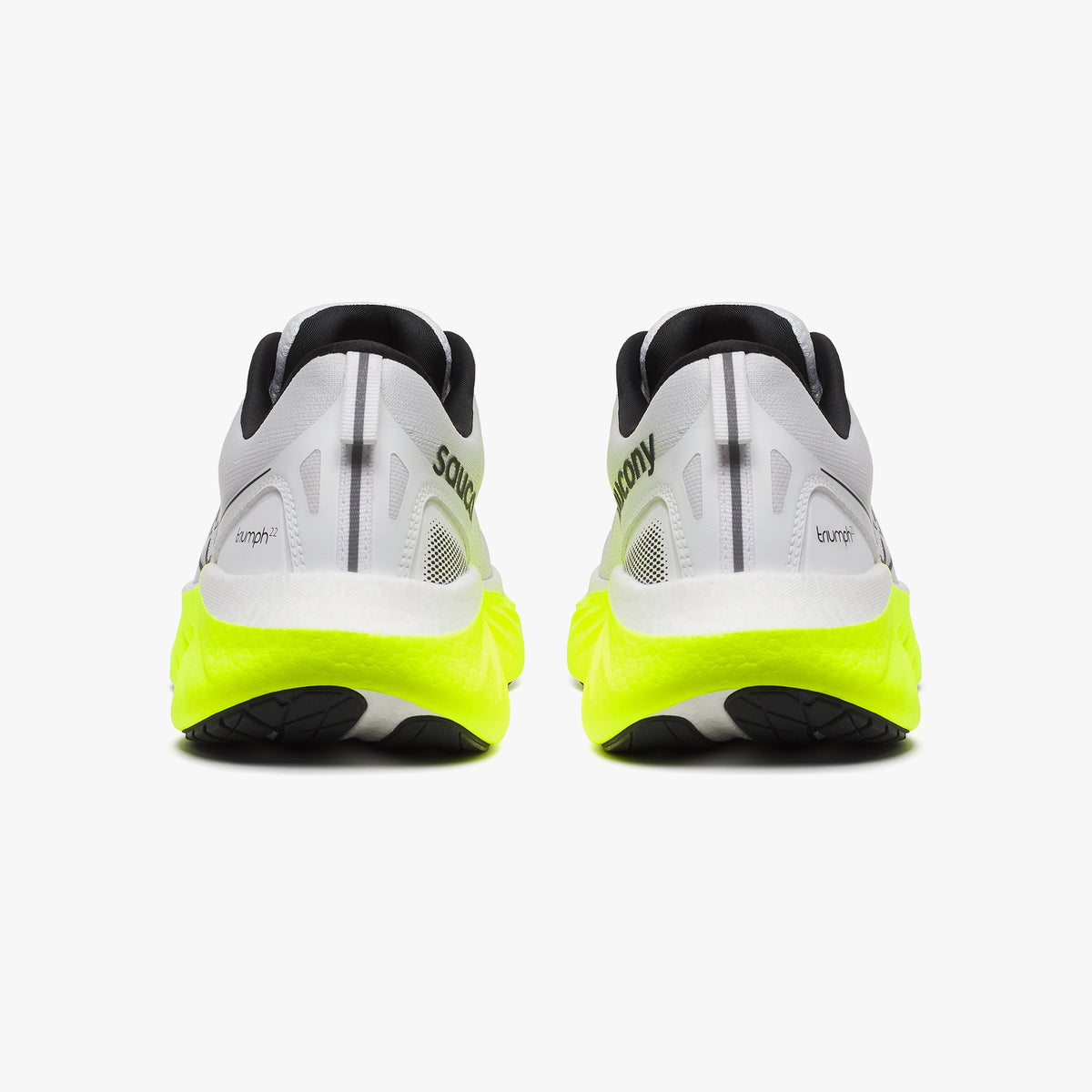SAUCONY TRIUMPH 22 WHITE/CITRON - Sole Therapy