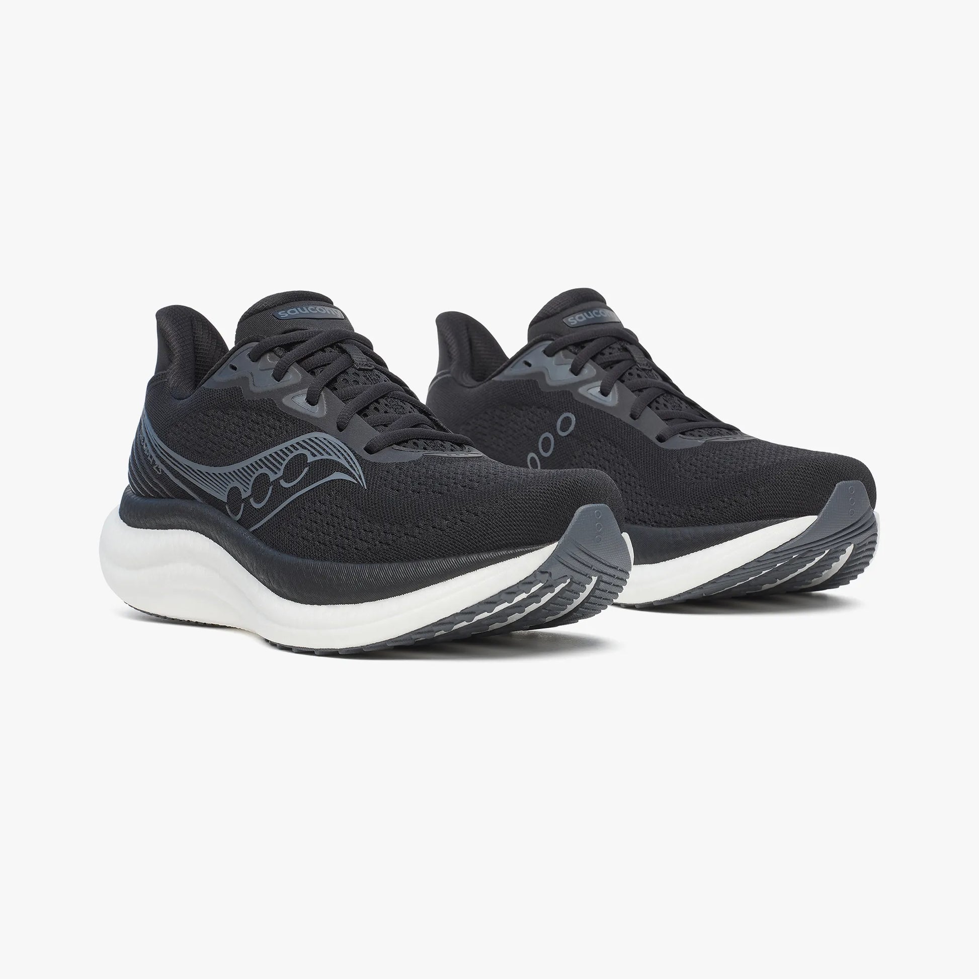 SAUCONY TRIUMPH 23 BLACK/WHITE - Sole Therapy