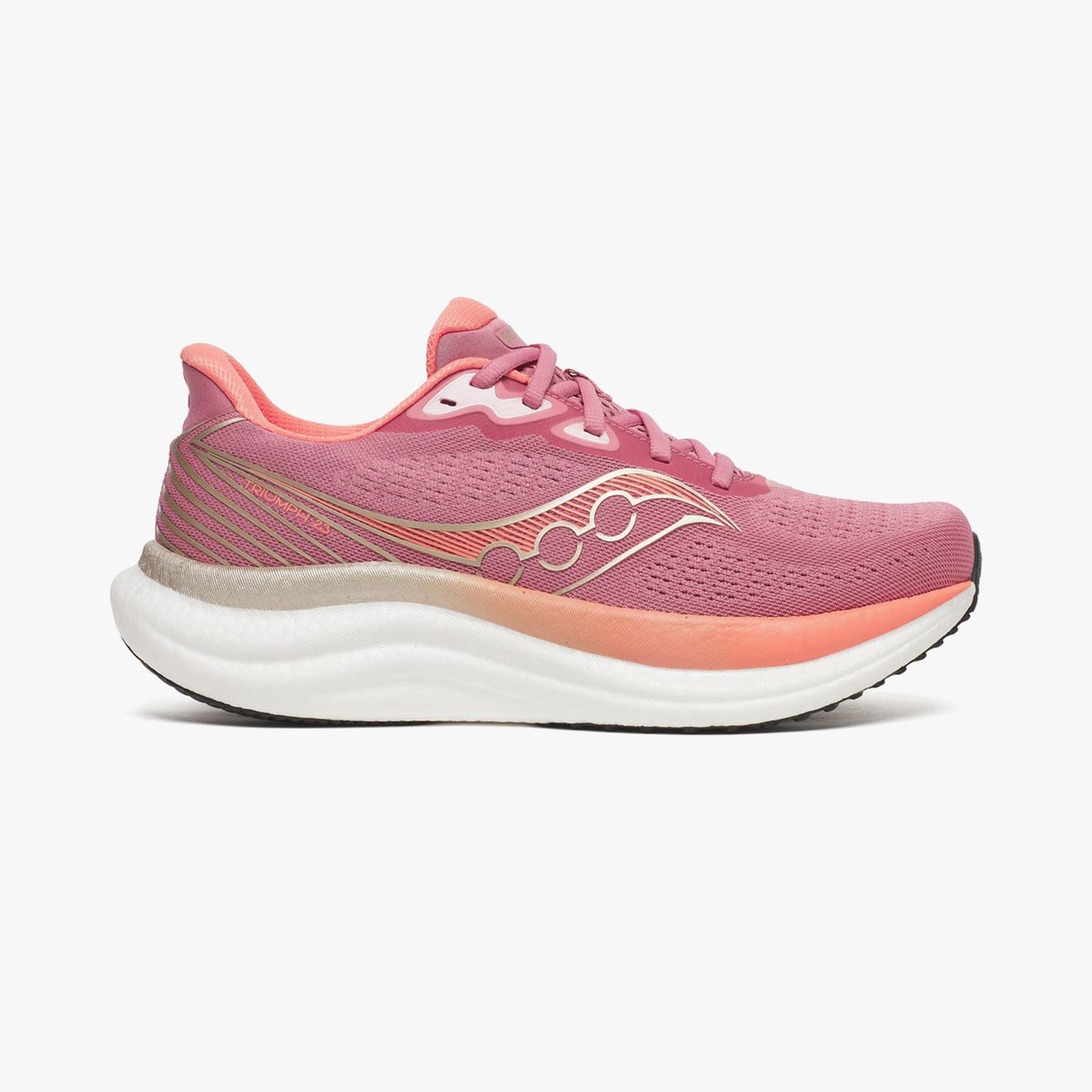 SAUCONY TRIUMPH 23 MAUVE/BLACK - Sole Therapy