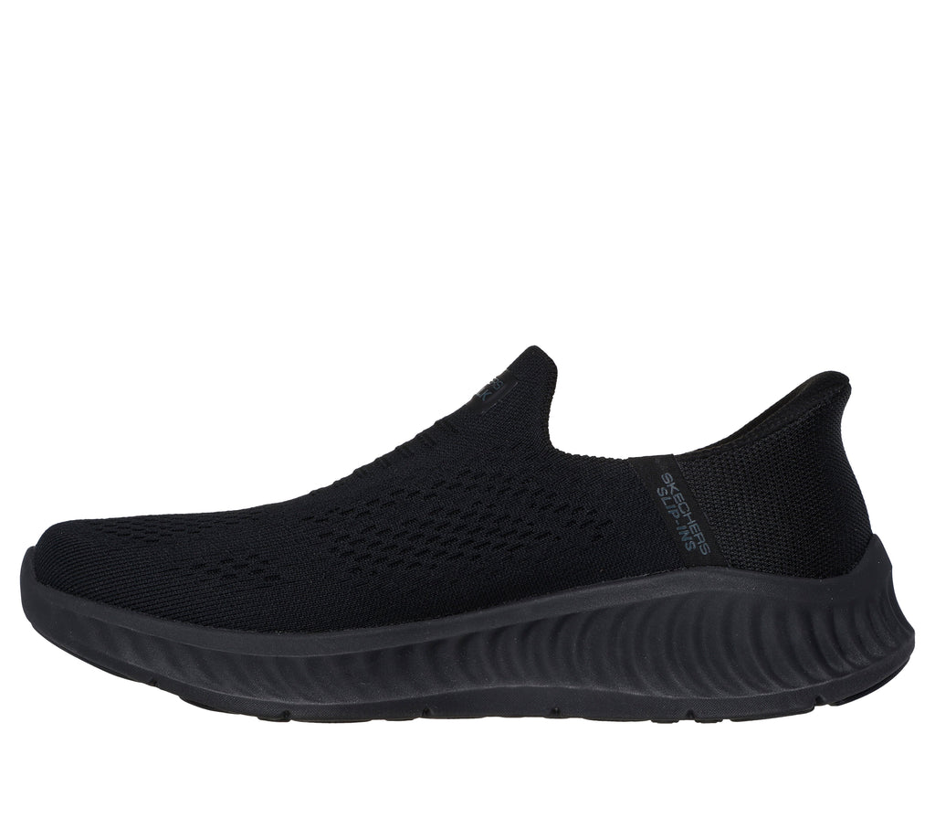 SKECHERS MEN'S GO WALK NOW - BLACK/BLACK - Sole Therapy