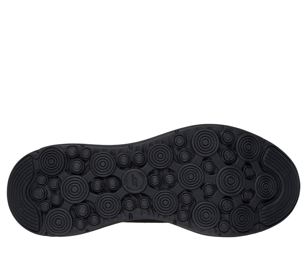 SKECHERS MEN'S GO WALK NOW - BLACK/BLACK - Sole Therapy