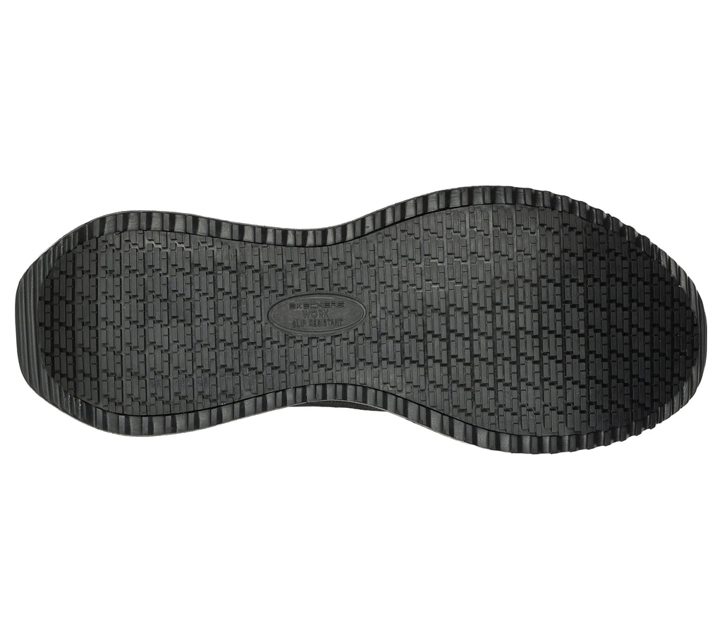 SKECHERS MEN'S SLIP-INS WORK: TILIDO - FLETCHI - BLACK - Sole Therapy