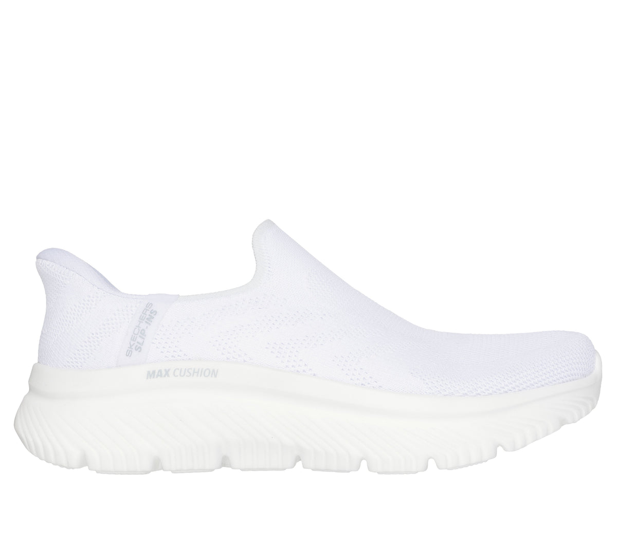 SKECHERS MENS GO WALK MAX CUSHIONING HYPER BURST - WHITE - Sole Therapy