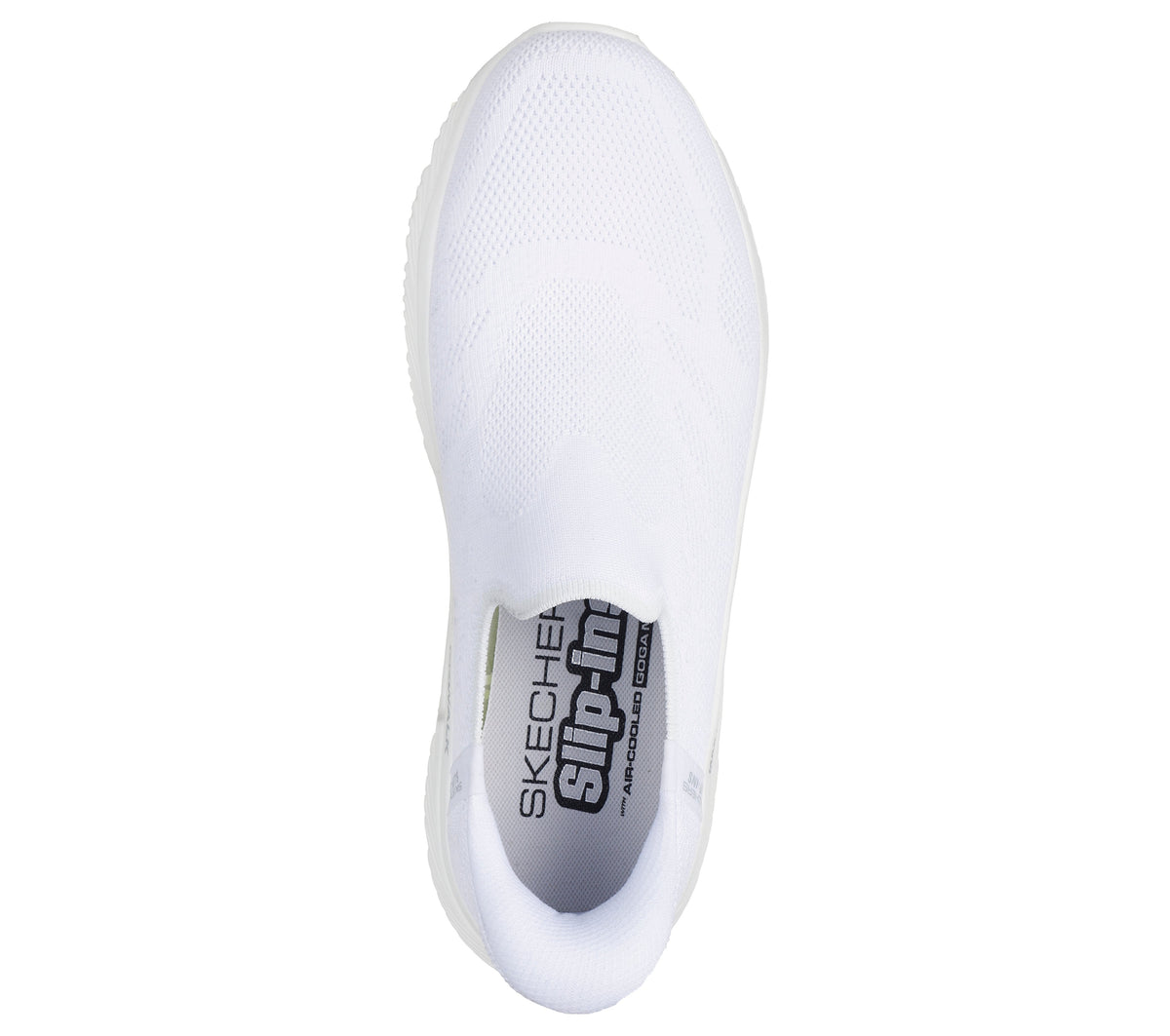 SKECHERS MENS GO WALK MAX CUSHIONING HYPER BURST - WHITE - Sole Therapy