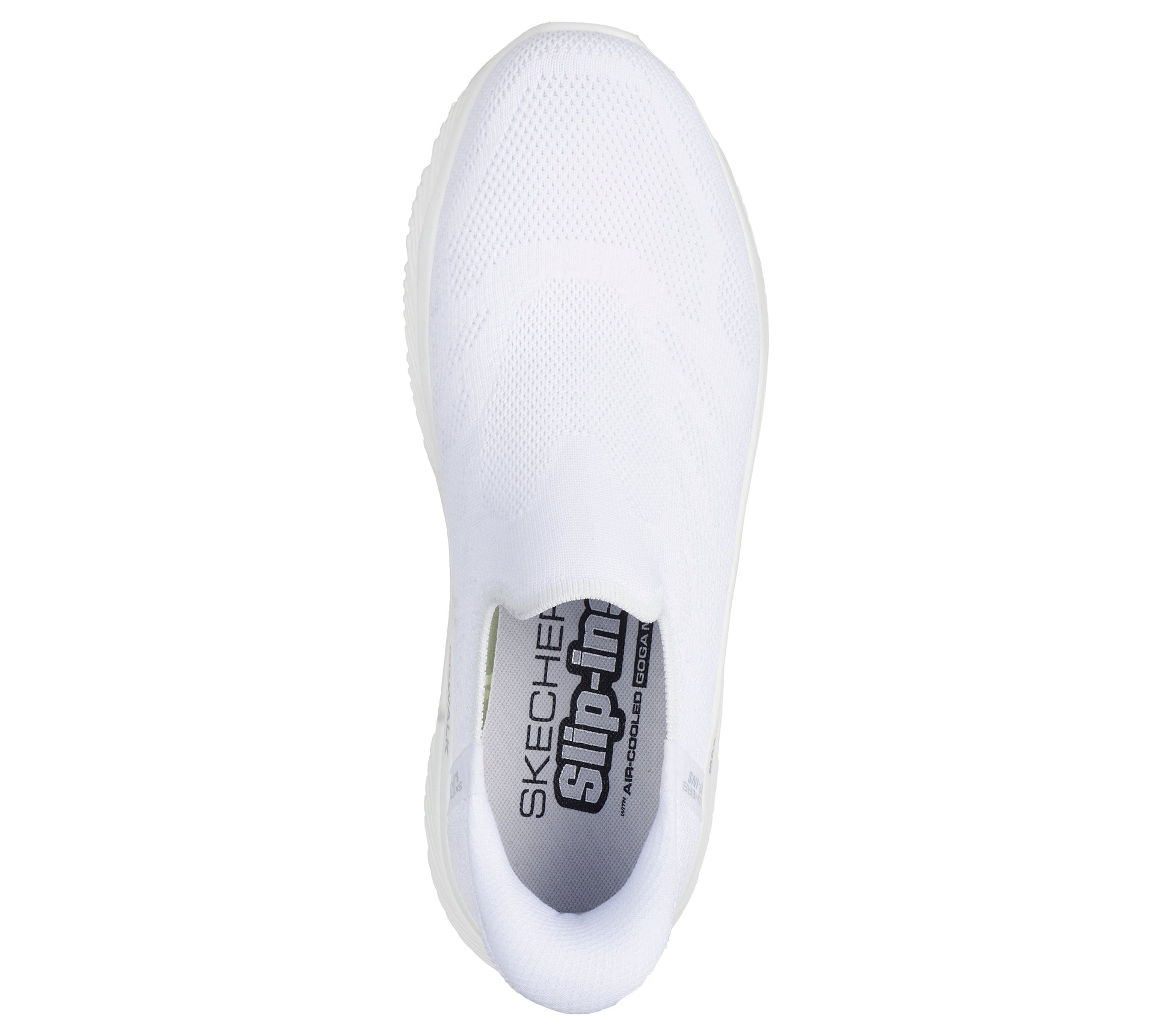 SKECHERS MENS GO WALK MAX CUSHIONING HYPER BURST - WHITE - Sole Therapy