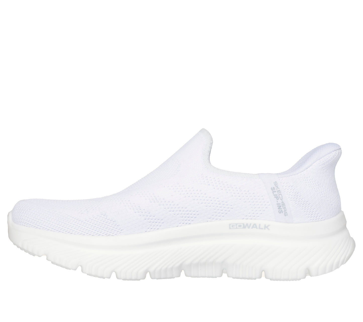SKECHERS MENS GO WALK MAX CUSHIONING HYPER BURST - WHITE - Sole Therapy