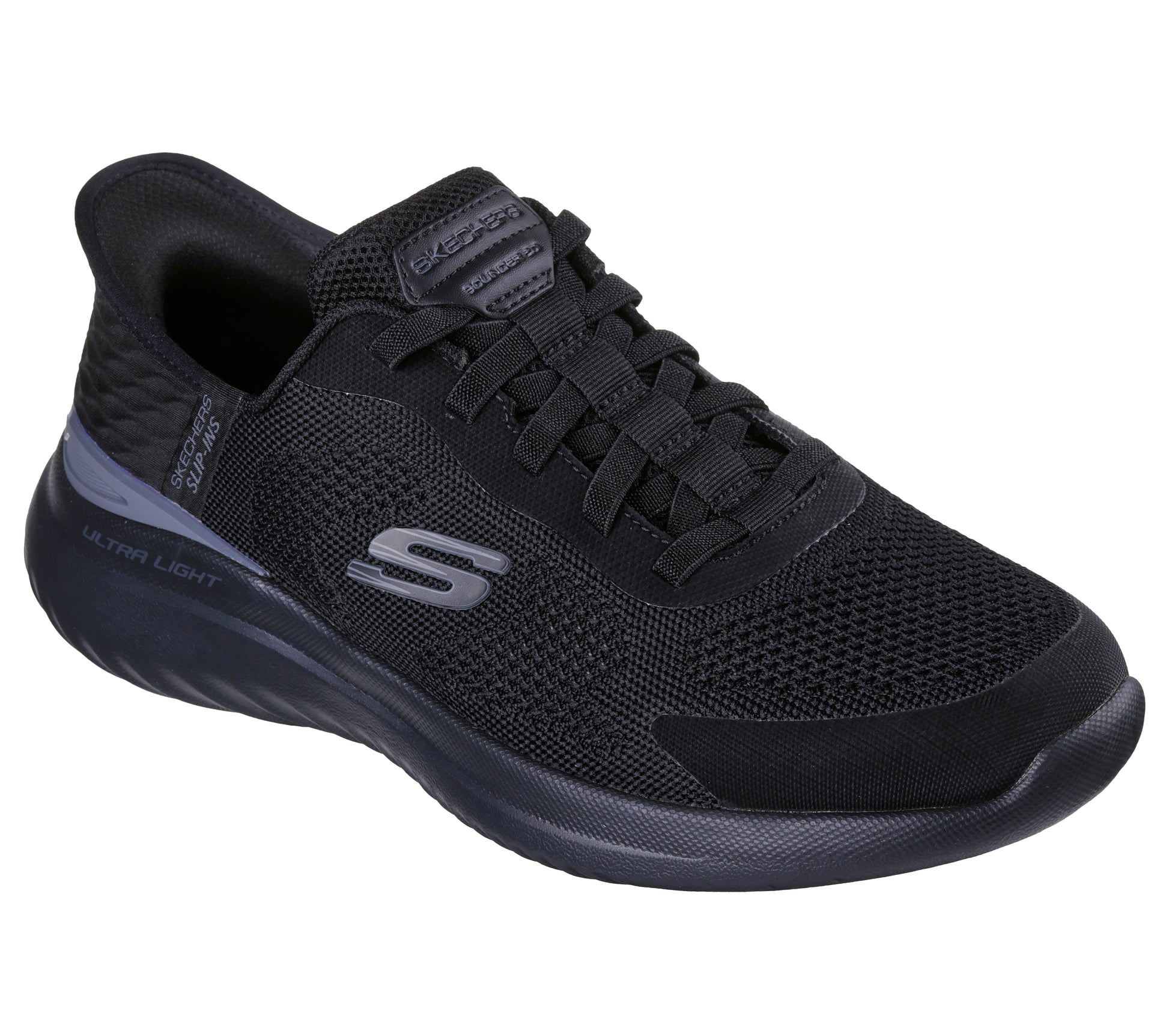 SKECHERS MENS SHOES BOUNDER 2.0 - BLACK CHARCOAL - Sole Therapy