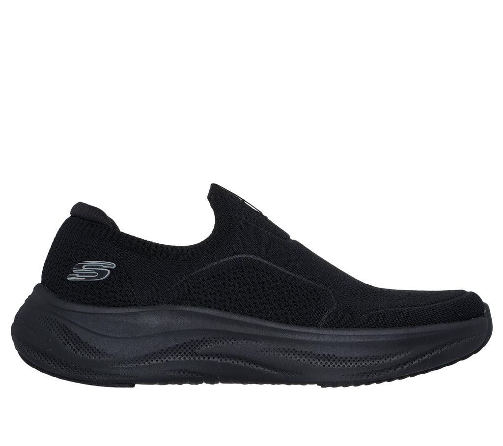 SKECHERS MENS SKECH CLOUD  - BLACK BLACK - Sole Therapy