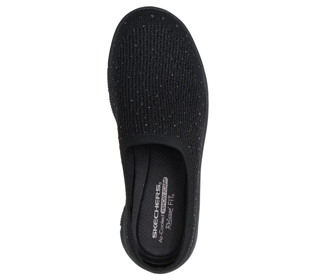 SKECHERS WOMEN'S EASY GOING SLIDE - BLACK/BLACK - Sole Therapy