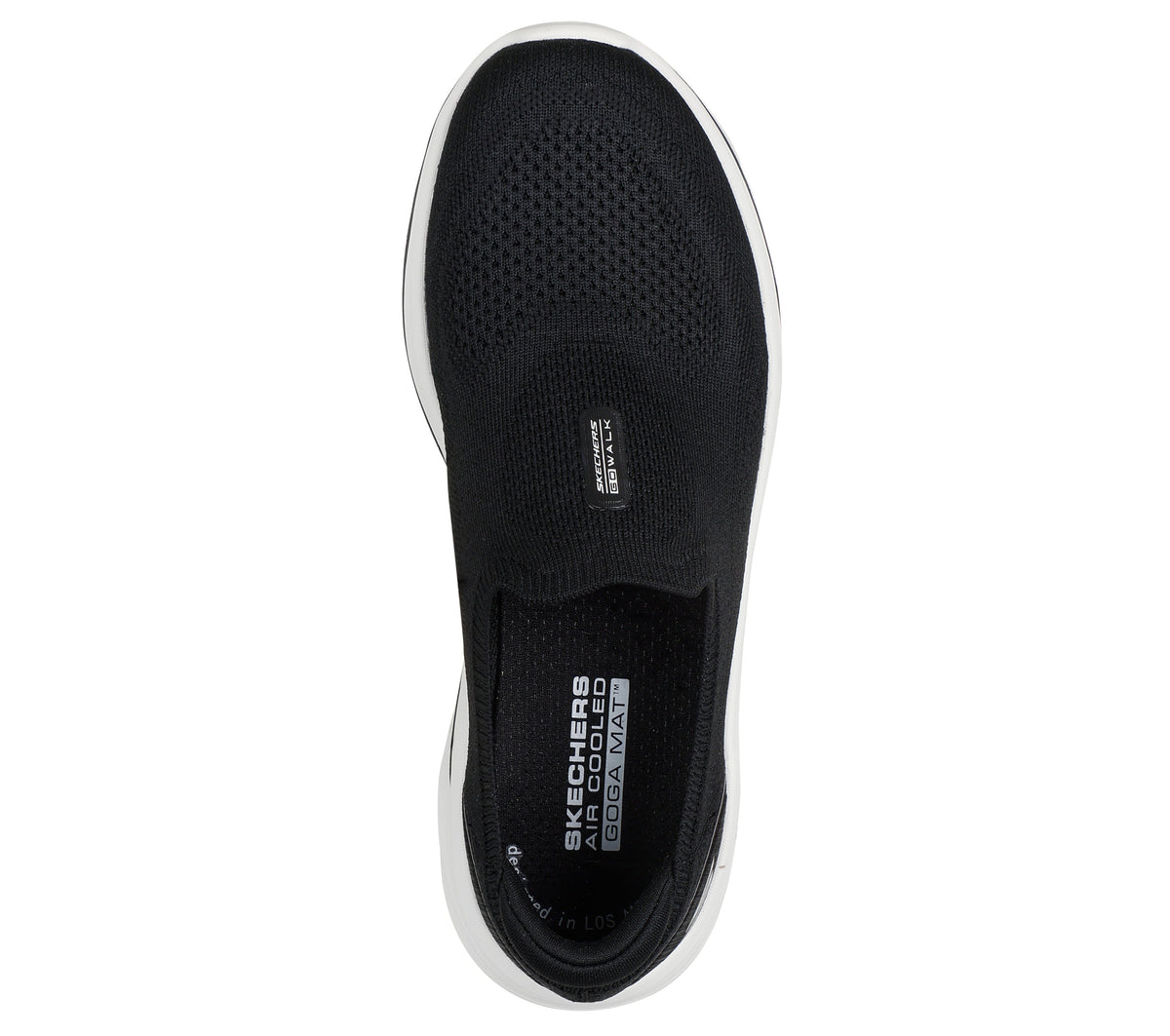 SKECHERS WOMEN'S GO WALK 8 - BLACK/WHITE - Sole Therapy