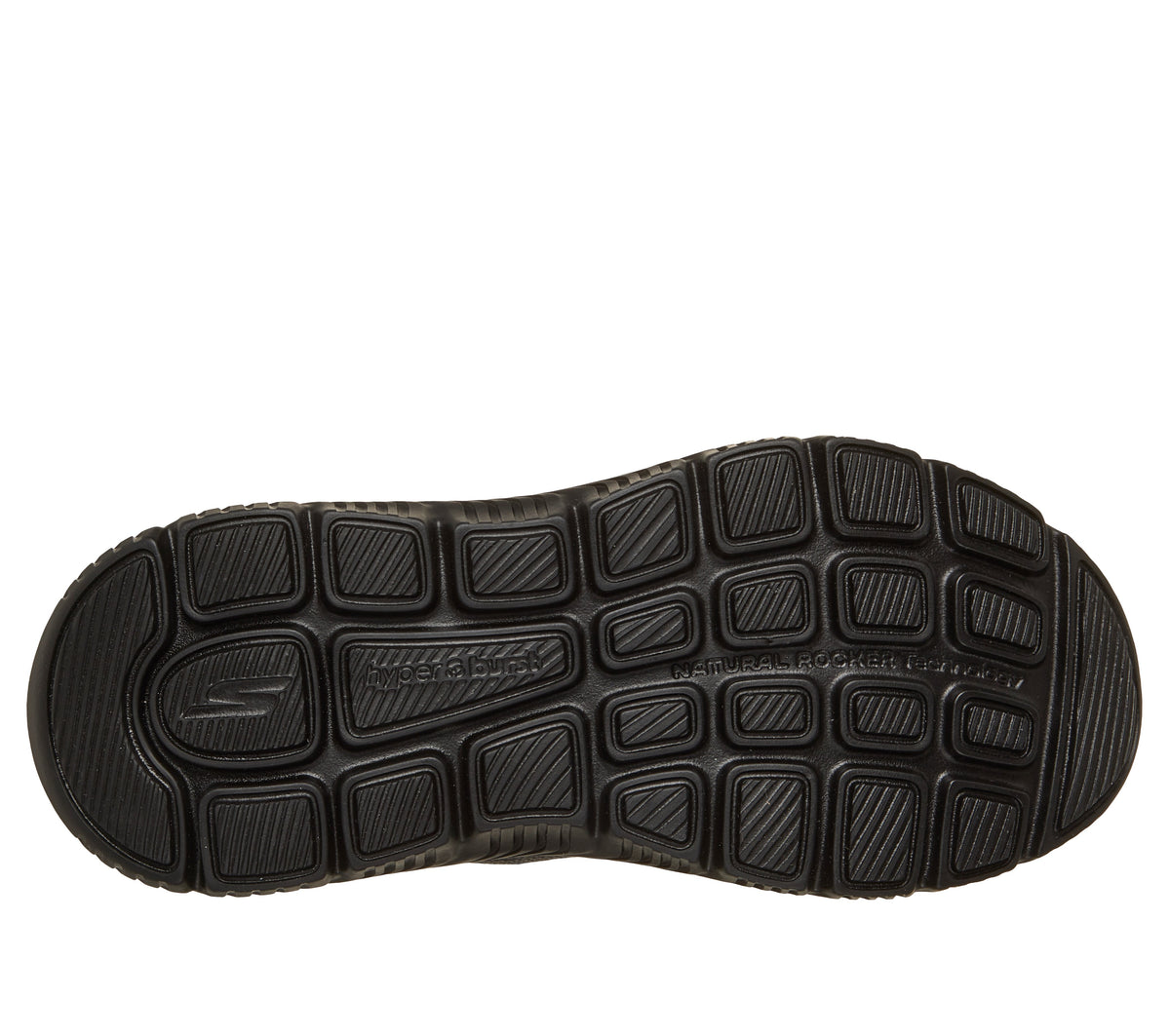 SKECHERS WOMEN'S GO WALK MAX CUSHIONING HYPER BURST - BLACK/BLACK - Sole Therapy
