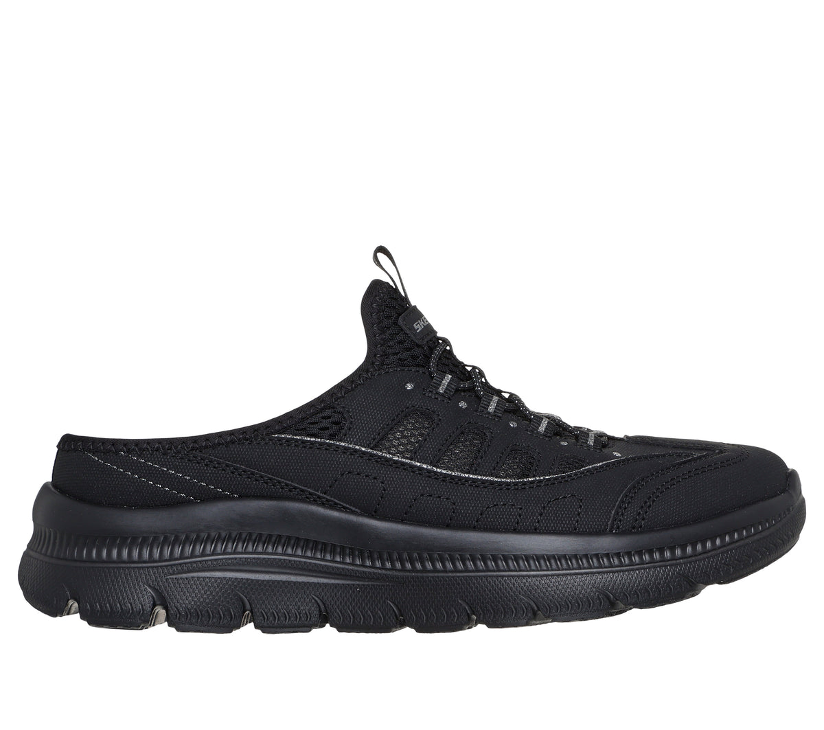 SKECHERS WOMEN'S SUMMITS PLUS - BLACK/BLACK - Sole Therapy