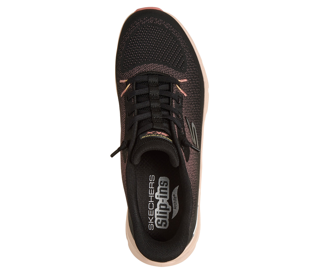 SKECHERS WOMENS ARCH FIT GLIDE-STEP PRO-BLACK CORAL - Sole Therapy