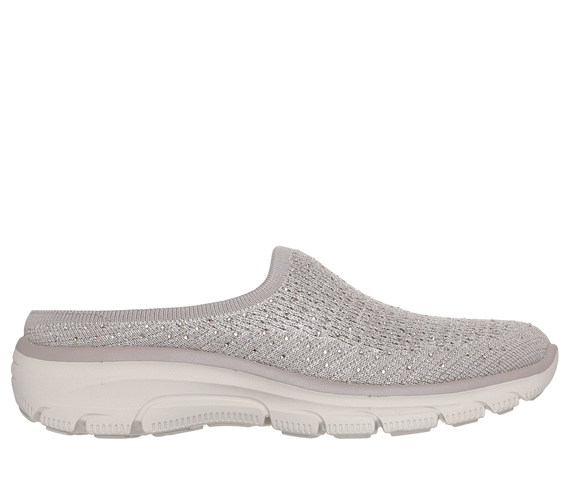 SKECHERS WOMENS EASY GOING SLIDE - TAUPE - Sole Therapy
