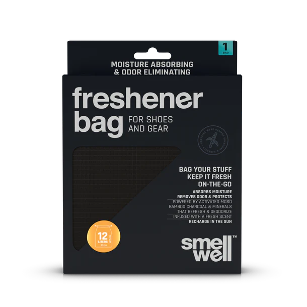 SMELLWELL FRESHENER BAG SOLID BLACK - Sole Therapy