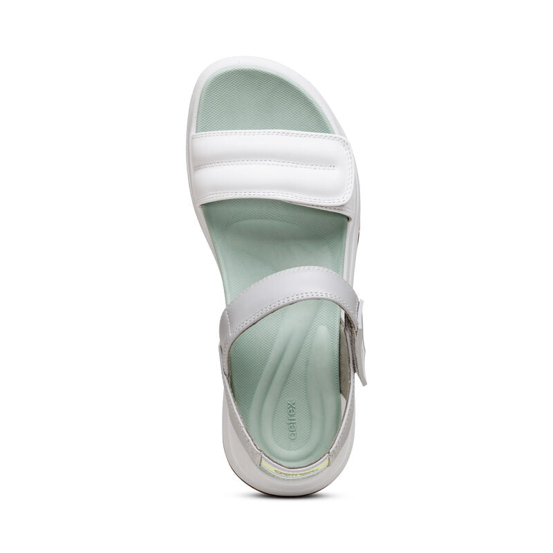 Aetrex Whit Water-Friendly Sport Sandals Mint White