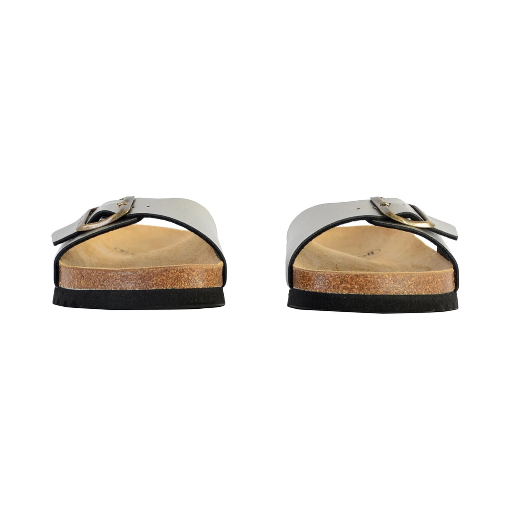 Scholl Estelle Ladies Sandal Anthracite - Sole Therapy