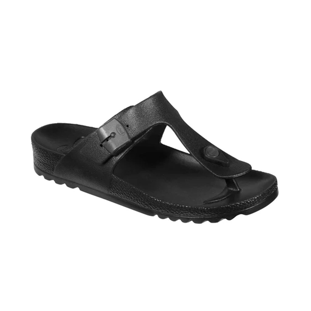 Scholl Flip-Flops Black Bahia Black - Sole Therapy
