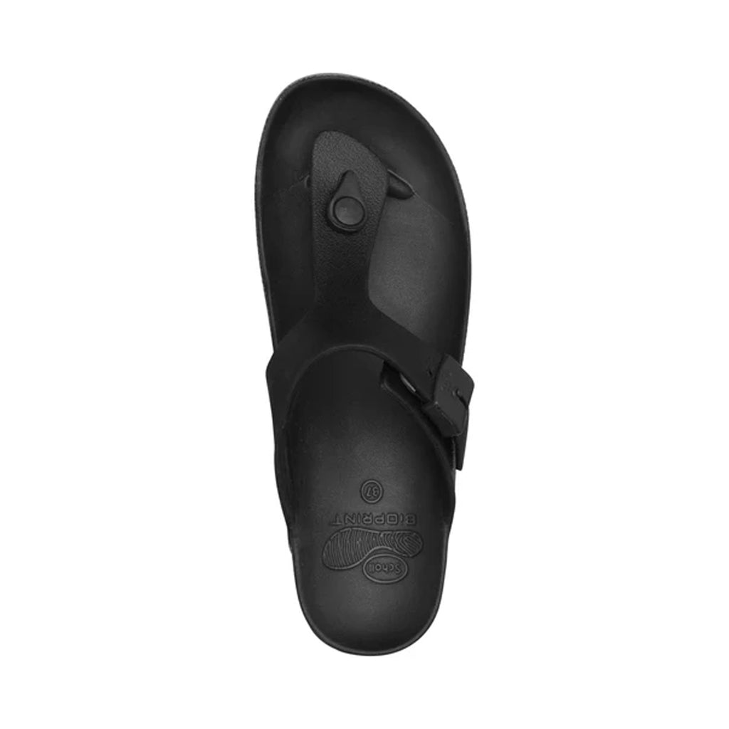 Scholl Flip-Flops Black Bahia Black - Sole Therapy