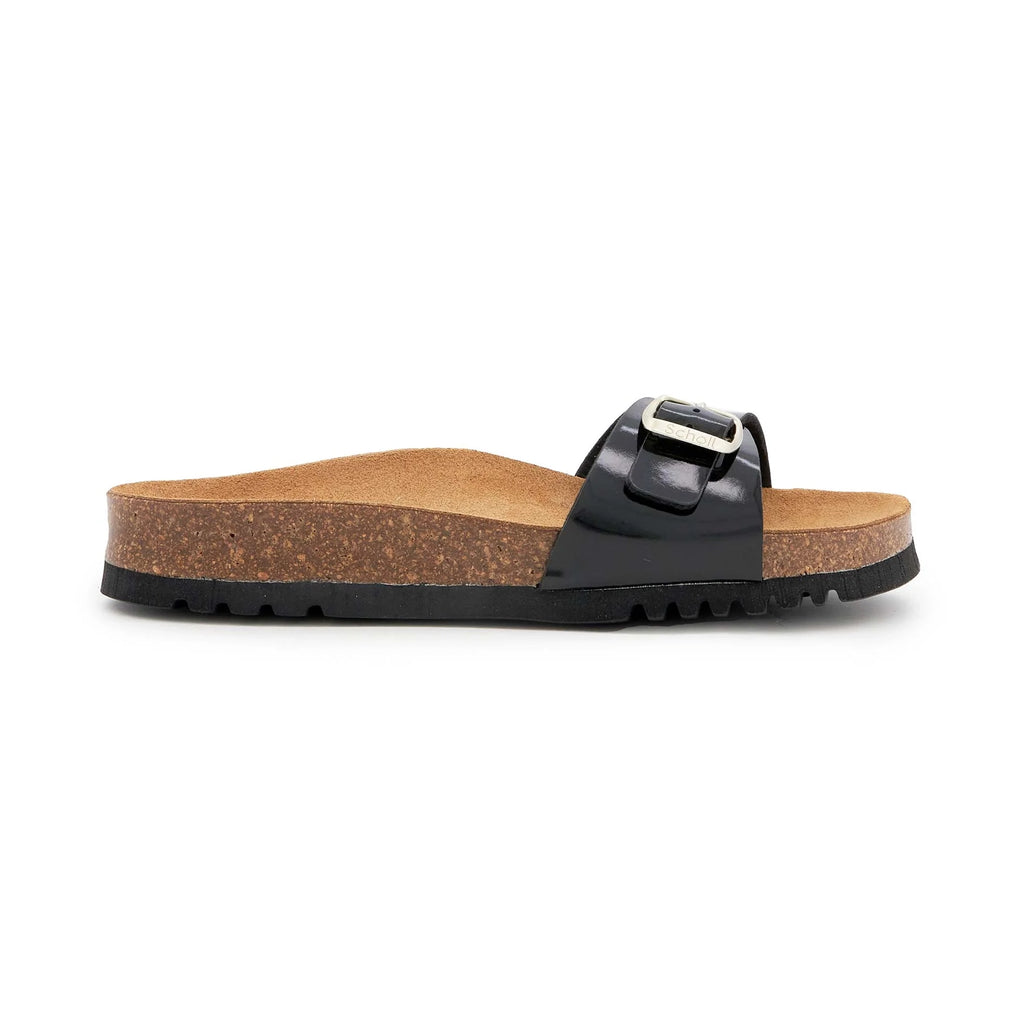 Scholl Mules Estelle Sandals Black - Sole Therapy