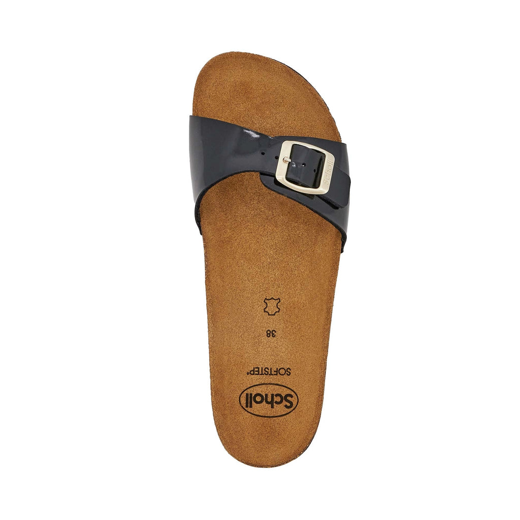 Scholl Mules Estelle Sandals Black - Sole Therapy