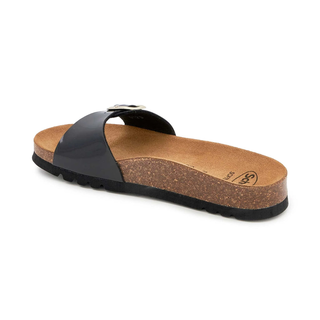 Scholl Mules Estelle Sandals Black - Sole Therapy