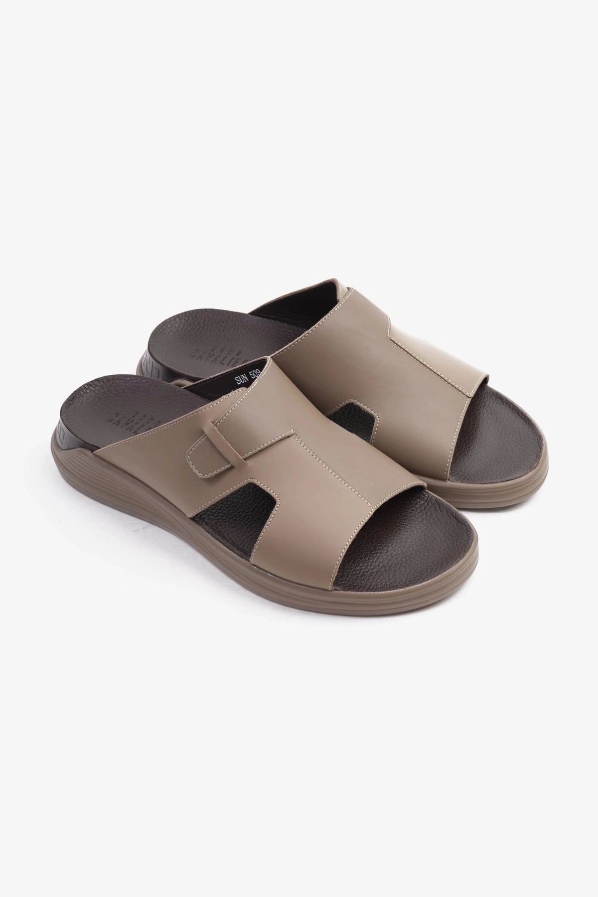 UOMO CAVALIER CLASSIC TRADITIONAL ARAB SANDALS BUCKLE STRAPS STONE - Sole Therapy