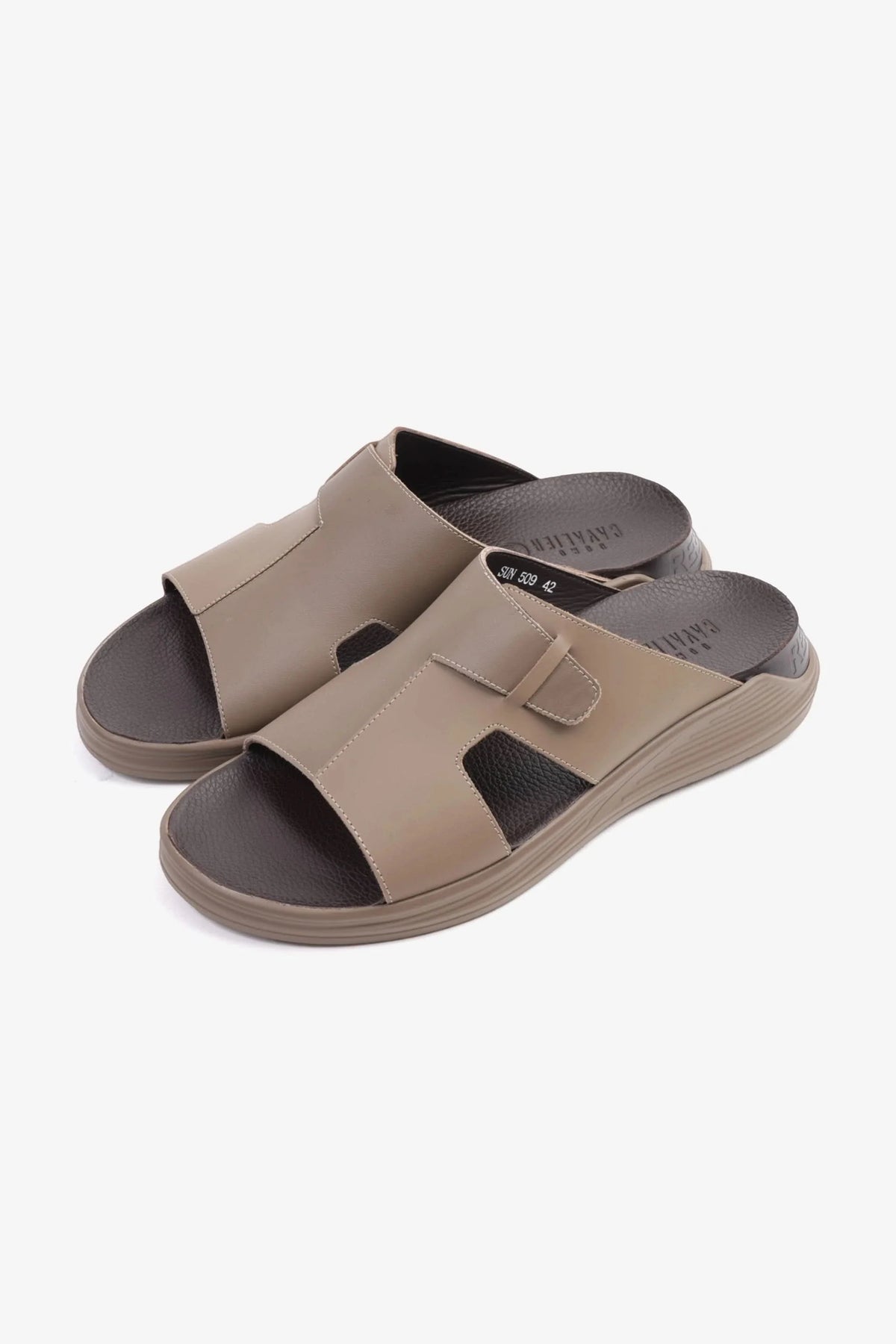 UOMO CAVALIER CLASSIC TRADITIONAL ARAB SANDALS BUCKLE STRAPS STONE - Sole Therapy