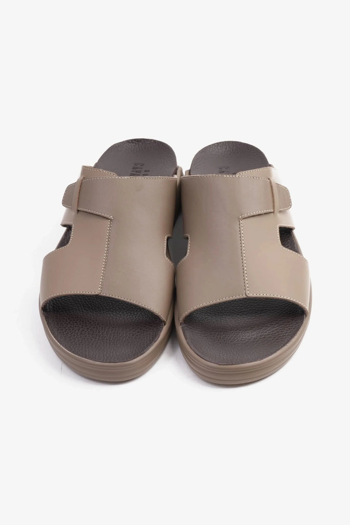 UOMO CAVALIER CLASSIC TRADITIONAL ARAB SANDALS BUCKLE STRAPS STONE - Sole Therapy