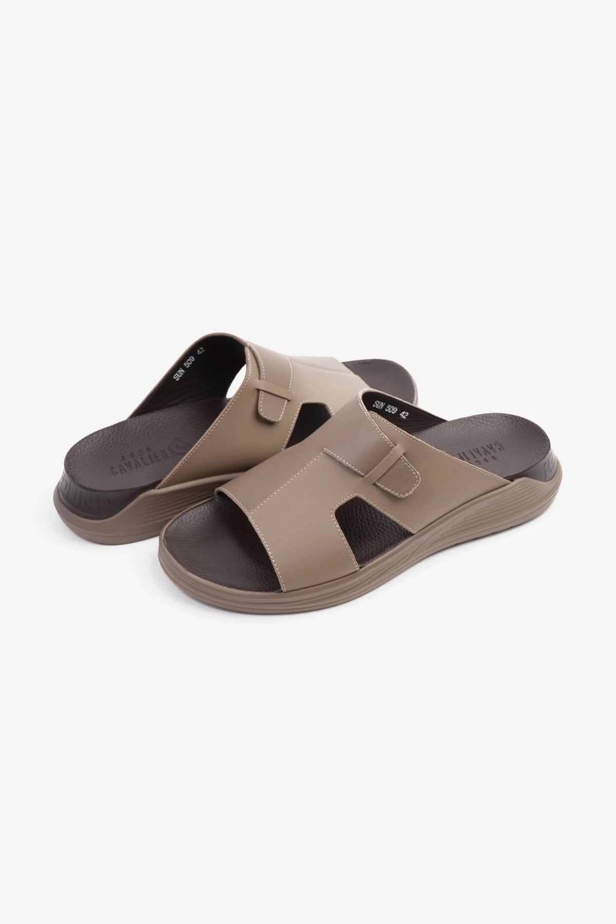 UOMO CAVALIER CLASSIC TRADITIONAL ARAB SANDALS BUCKLE STRAPS STONE - Sole Therapy