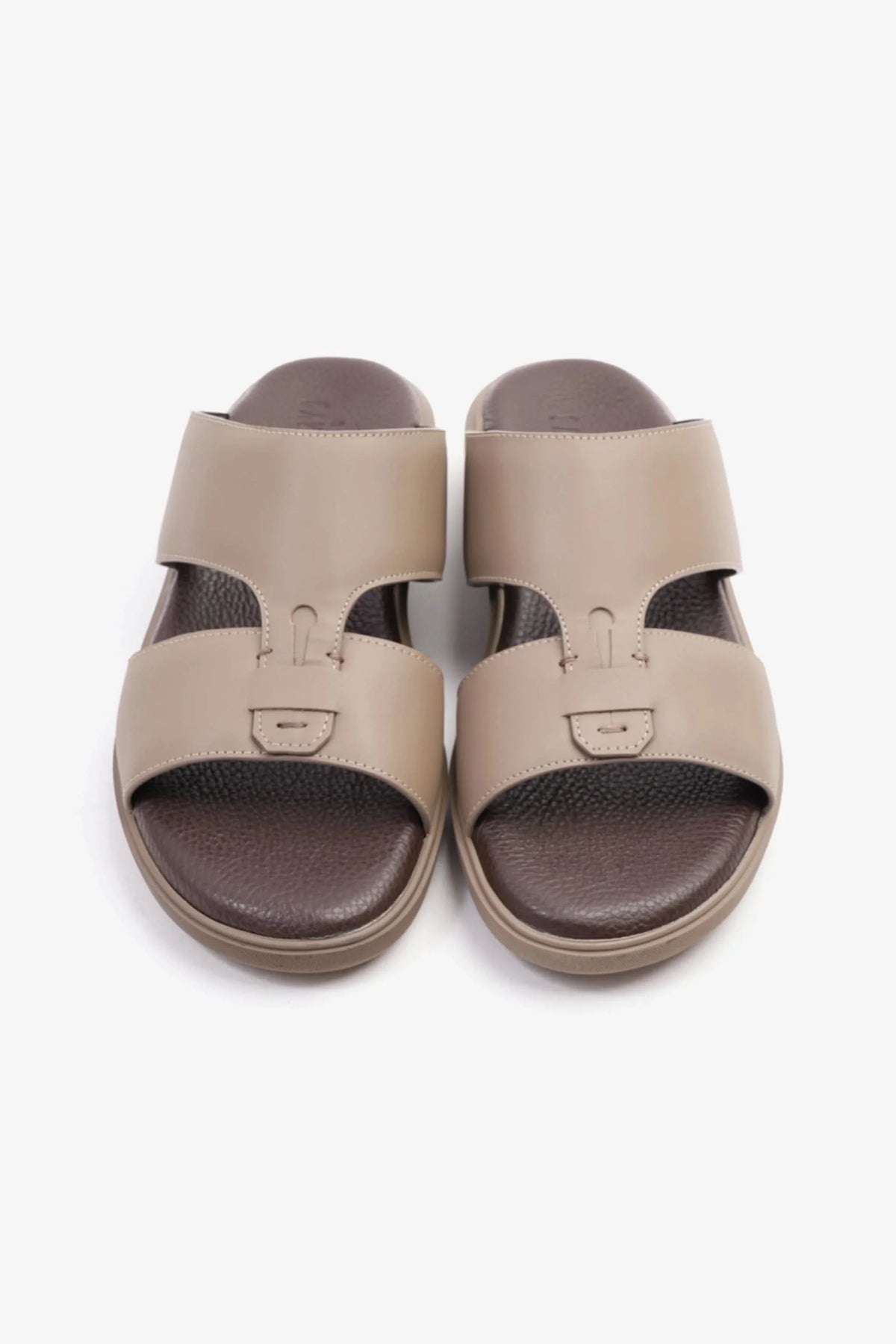 Uomo Cavalier Men's Comfortable Slip-On Sandals Stone MSDCVALP116 - Sole Therapy