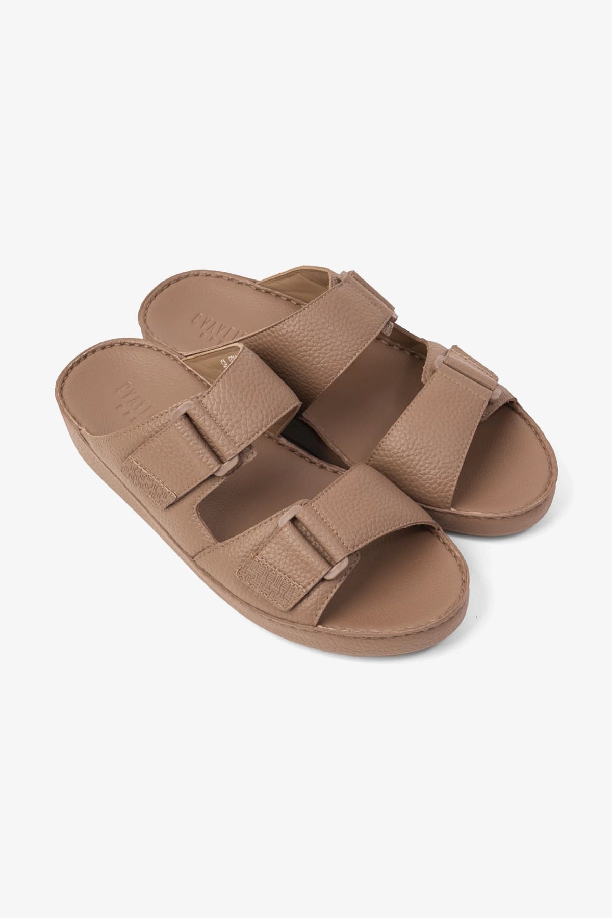 Uomo Cavalier Men's Leather Arabic Sandals Stone MSDCV1107 - Sole Therapy