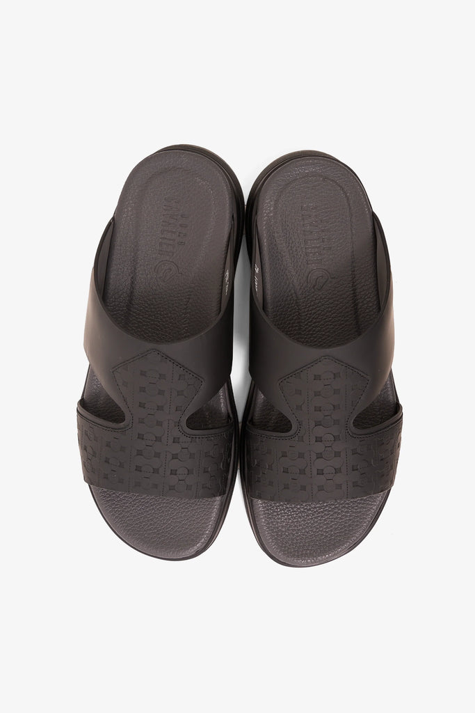 Uomo Cavalier Men's PTR Regal Stride Sandals Black MSDCVPTR2001 - Sole Therapy