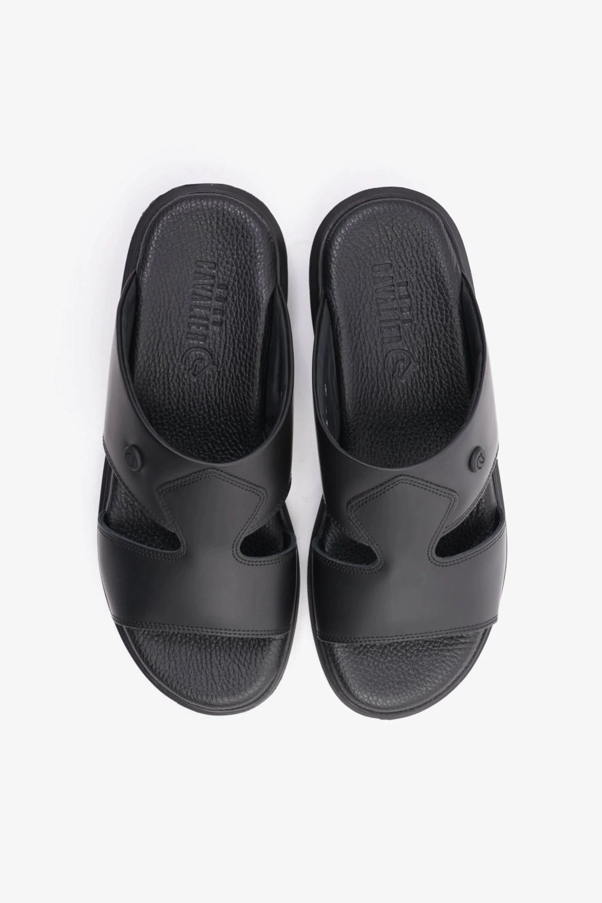 Uomo Cavalier Men's Stylish Sandals Black MSDCVALP109 - Sole Therapy