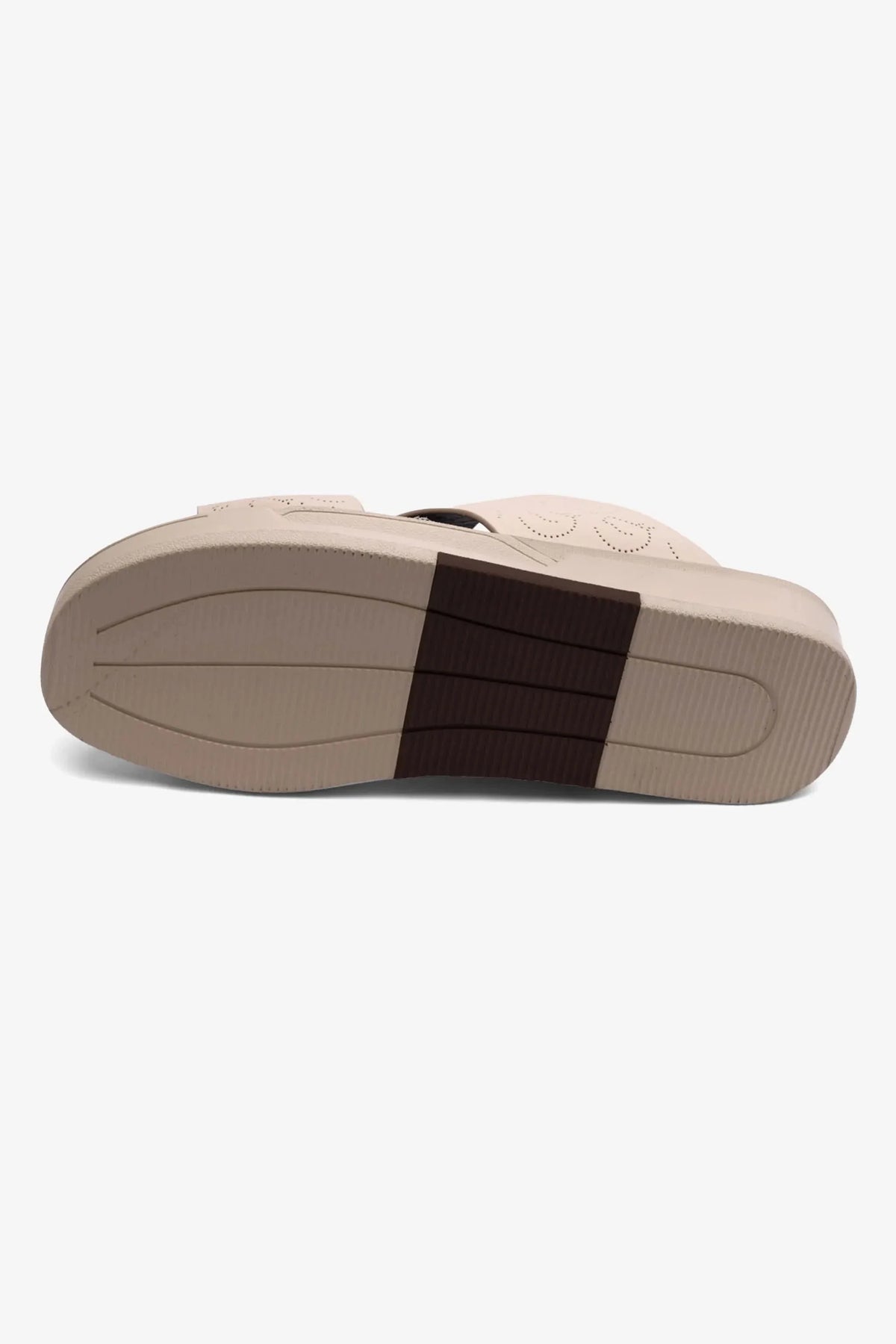 Uomo Cavalier Men's Stylish Trim Arabic Sandals Cream MSDCVHAR310 - Sole Therapy
