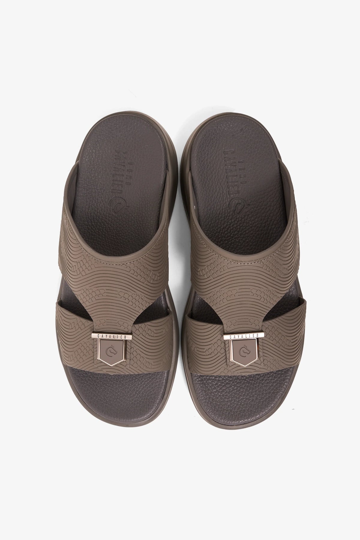 Uomo Cavalier Men's TheraBounce Luxe Arabic Sandals Grey MSDCVTB4001 - Sole Therapy