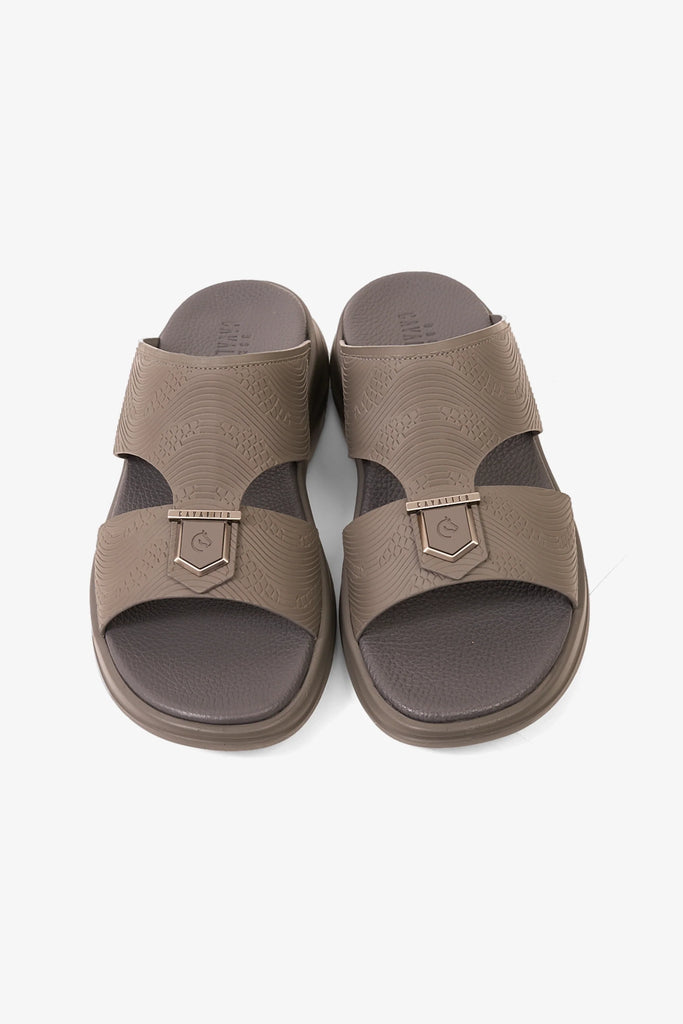 Uomo Cavalier Men's TheraBounce Luxe Arabic Sandals Grey MSDCVTB4001 - Sole Therapy