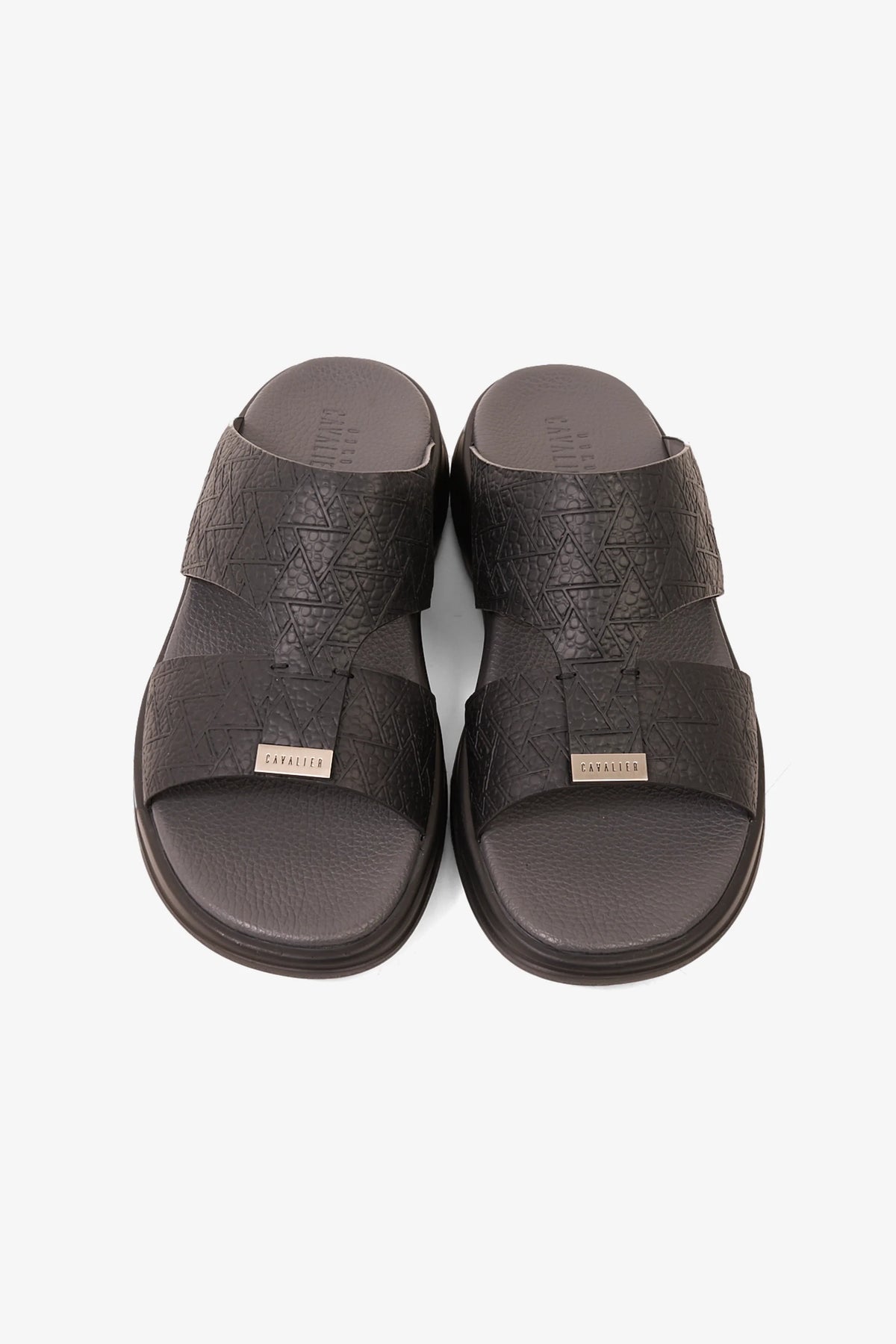 Uomo Cavalier Men's TheraBounce Royale Sandals Black MSDCVTB4005 - Sole Therapy