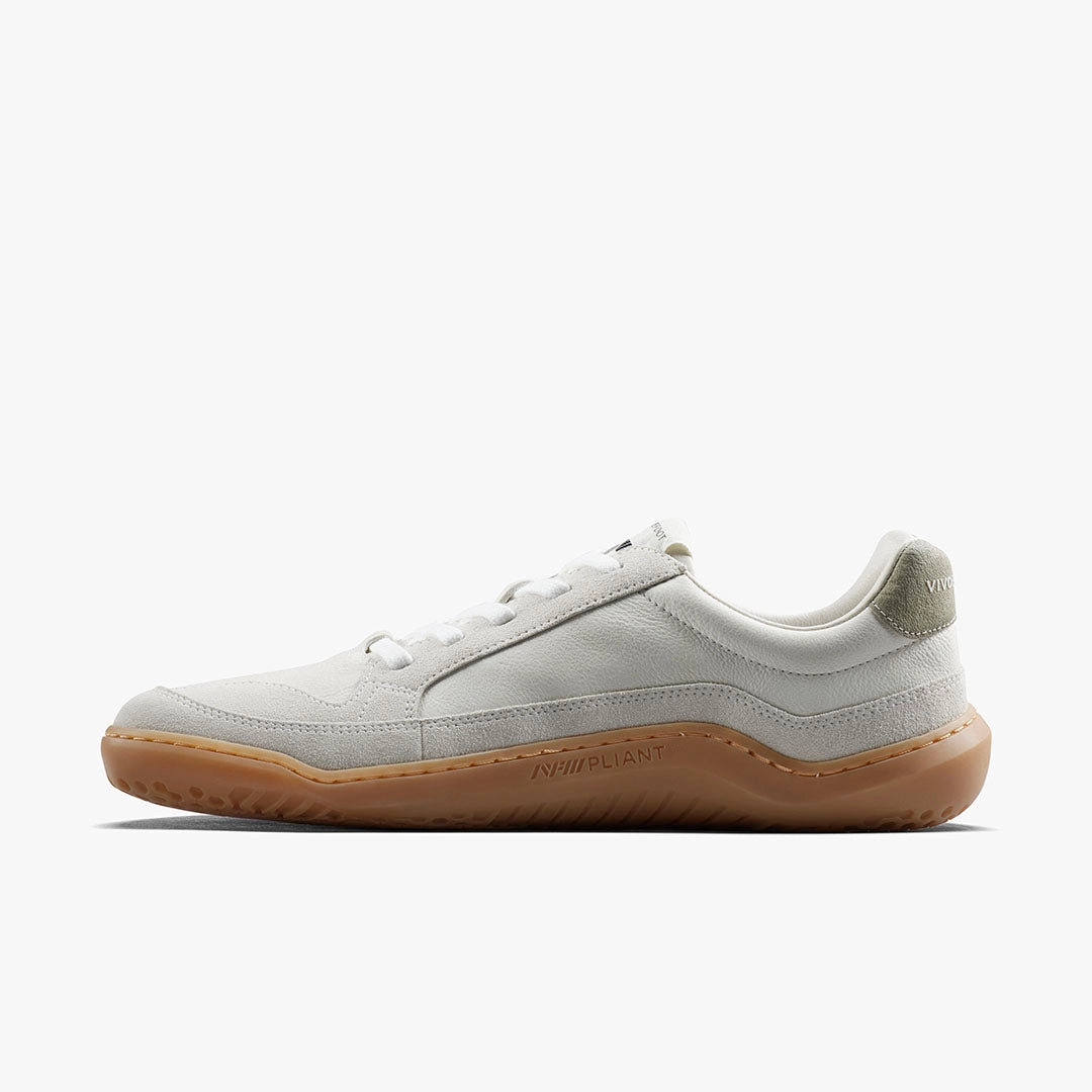 Vivo Gobi II Sneaker Premium Leather Mens Limestone Dusty Green - Sole Therapy