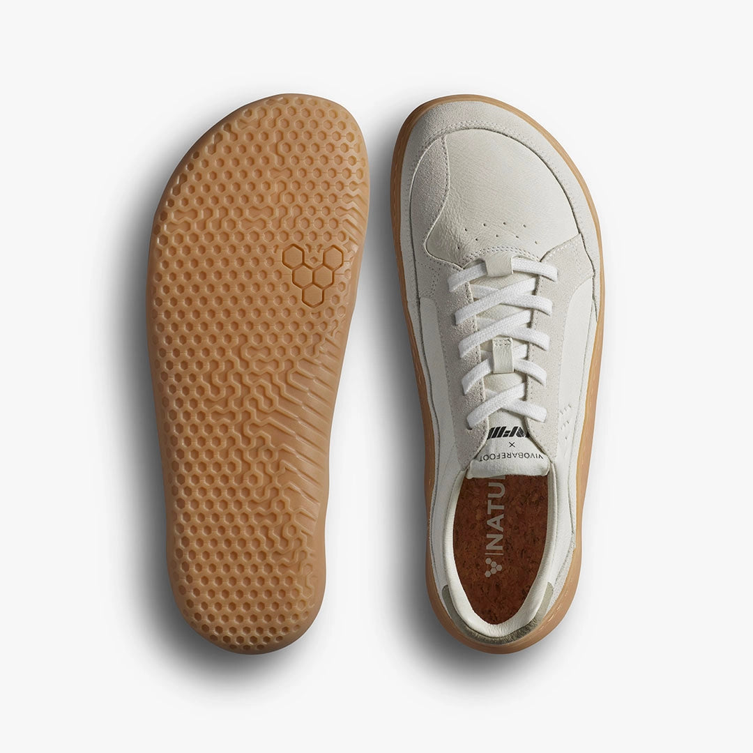 Vivo Gobi II Sneaker Premium Leather Mens Limestone Dusty Green - Sole Therapy