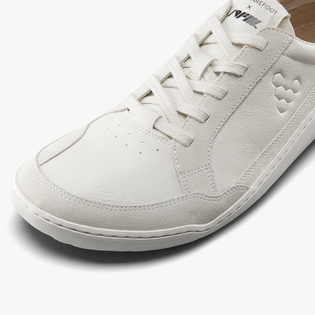 Vivo Gobi Ii Sneaker Premium Leather Womens Limestone - Sole Therapy