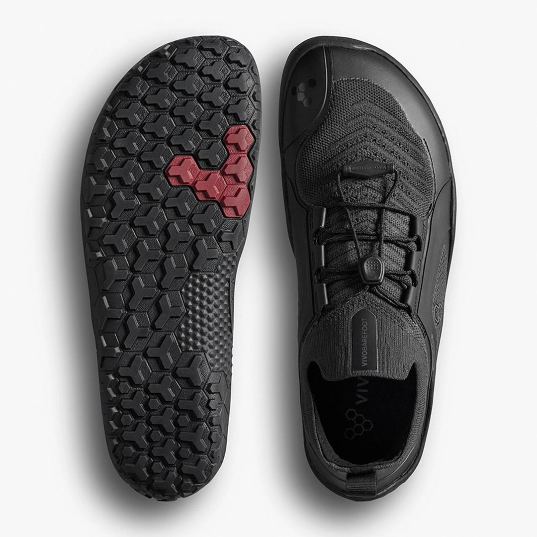 Vivo Mens Primus Trail Knit Fg Obsidian/obsidian - Sole Therapy