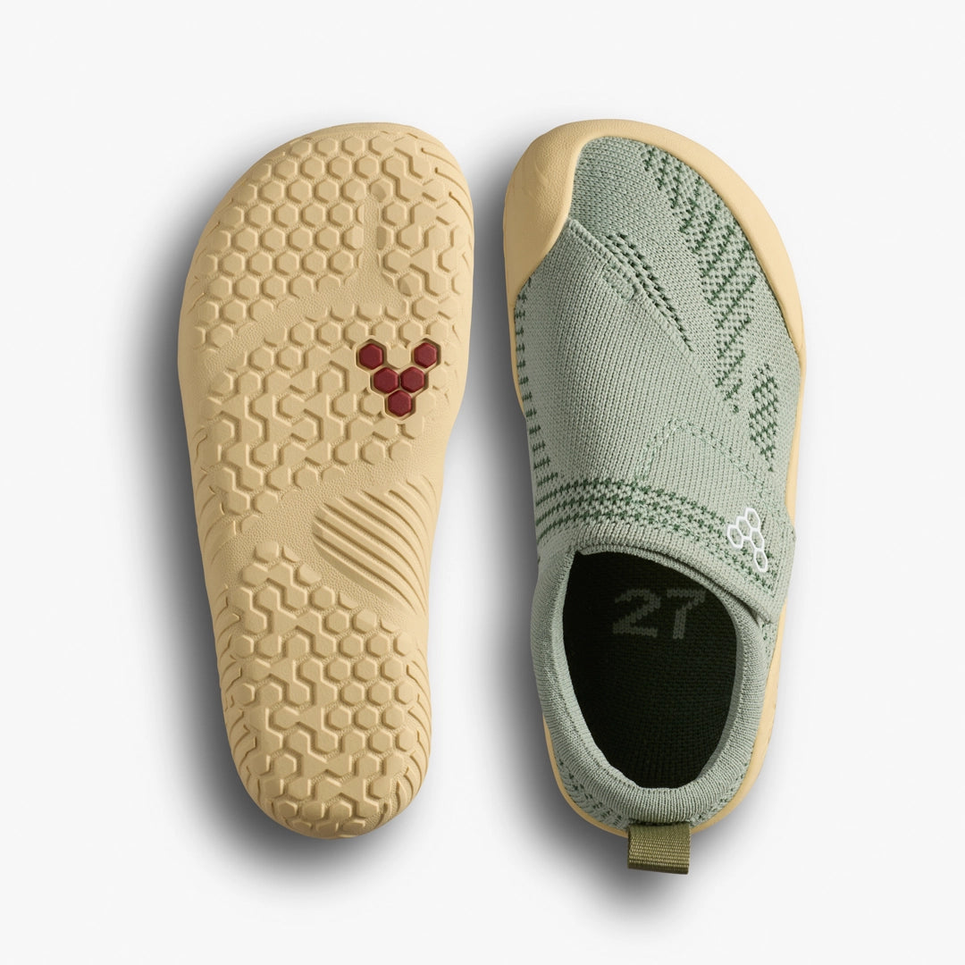 Vivo Motus Knit Pre-school Glacial Green - Sole Therapy