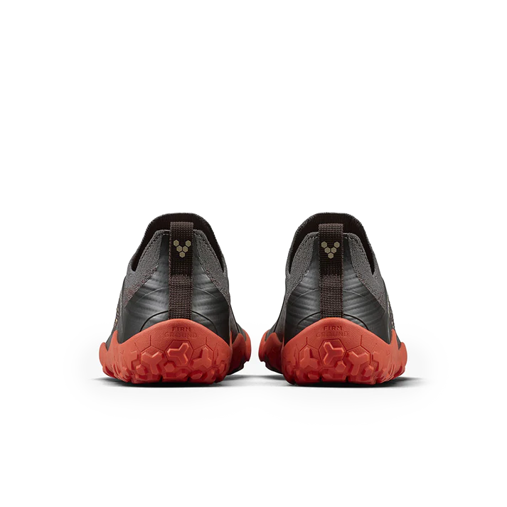 Vivo Primus Trail Knit Fg Mens Obsidian/cherry Tomato - Sole Therapy
