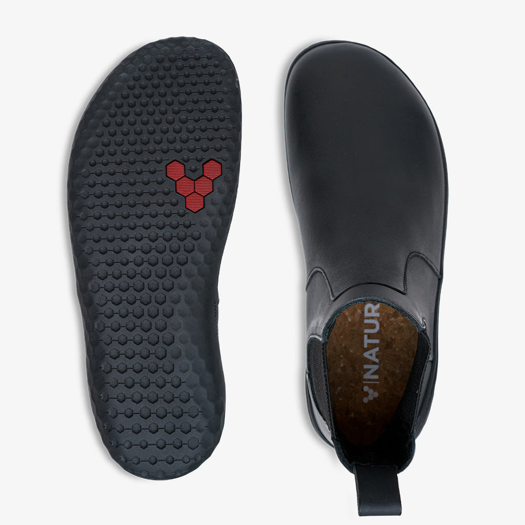 Vivobarefoot Geo Chelsea Womens Obsidian - Sole Therapy