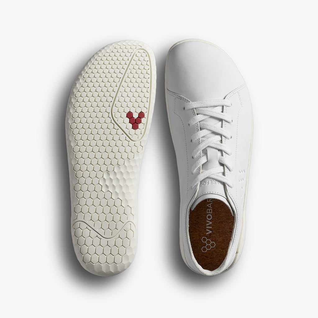 Vivobarefoot Geo Court IV Women's Bright White - Sole Therapy