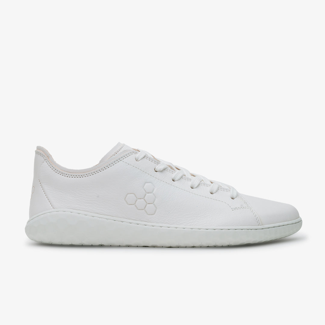 Vivobarefoot Geo Court Iii Womens Bright White - Sole Therapy