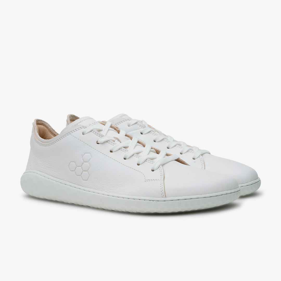 Vivobarefoot Geo Court Iii Womens Bright White - Sole Therapy