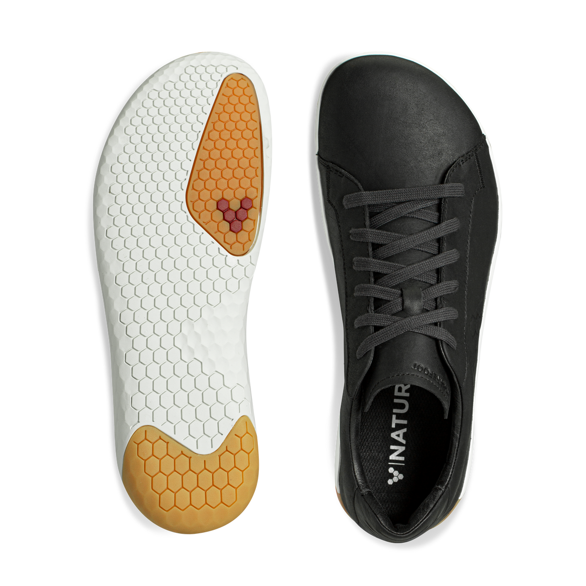 Vivobarefoot Geo Court Womens Obsidian - Sole Therapy